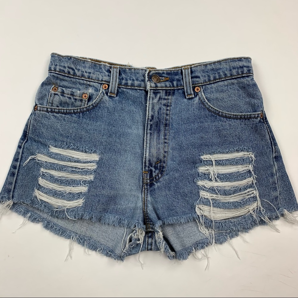 Levi’s Distressed Denim Cut Off Shorts Mens 30 Women’s 4/6